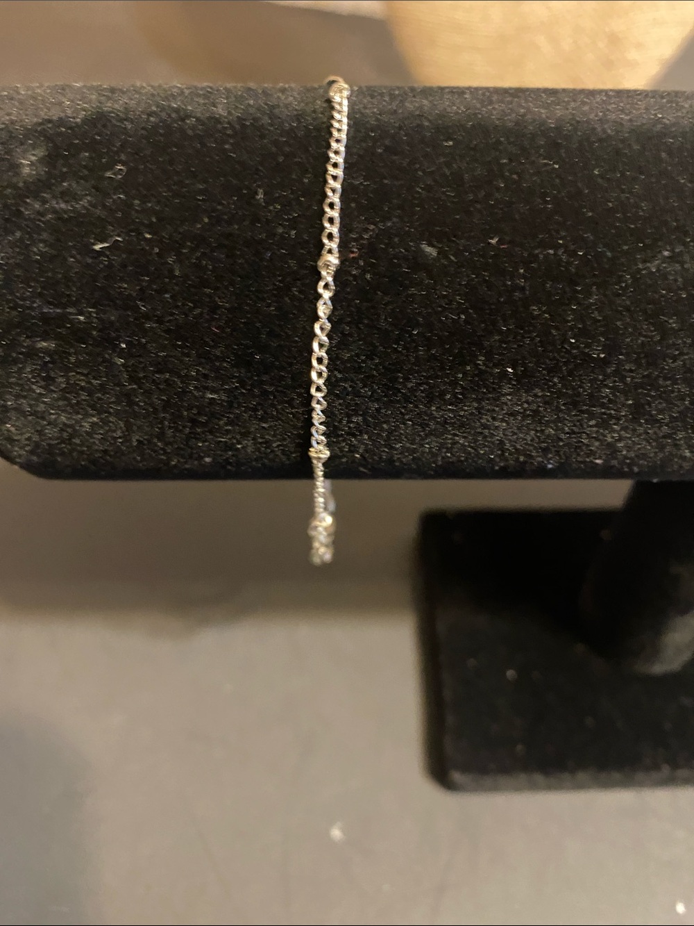 Delicate Silver-Tone Women’s Chain Bracelet